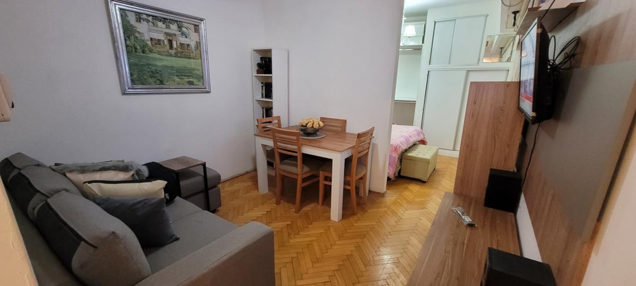 PALERMO, Depto. 1 amb dividido. AMOBLADO, c/ elctrodomesticos.  2o piso, interno, IMPECABLE. Billinghurst y Paraguay. APTO PROFESIONAL