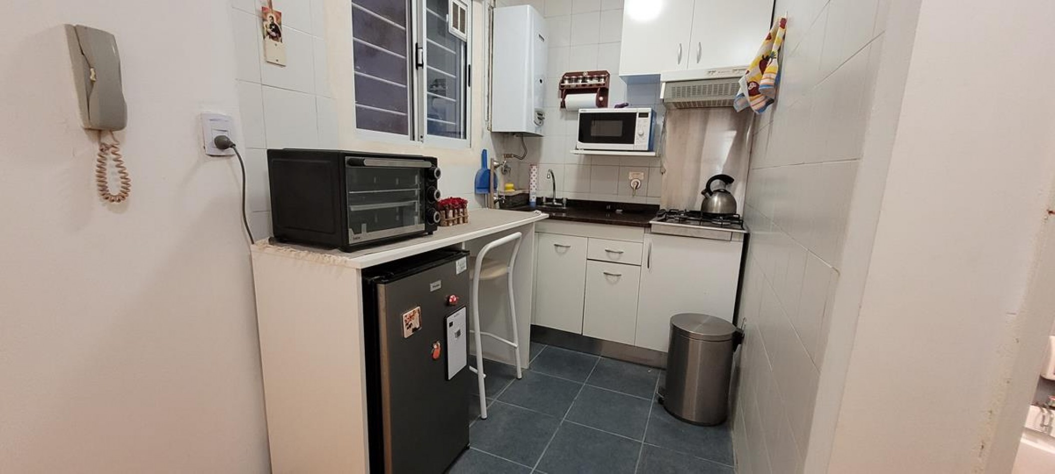 PALERMO, Depto. 1 amb dividido. AMOBLADO, c/ elctrodomesticos.  2o piso, interno, IMPECABLE. Billinghurst y Paraguay. APTO PROFESIONAL