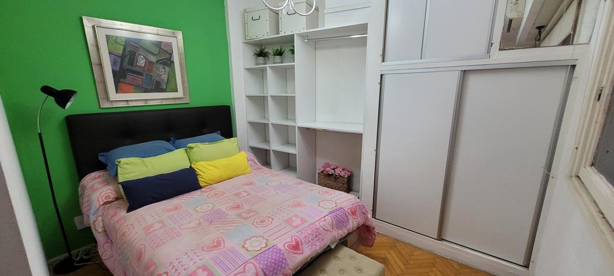 PALERMO, Depto. 1 amb dividido. AMOBLADO, c/ elctrodomesticos.  2o piso, interno, IMPECABLE. Billinghurst y Paraguay. APTO PROFESIONAL